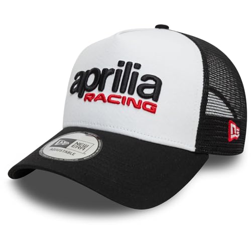 New Era Essential EF Trucker Adjustable Cap Aprilia Racing Weiß Schwarz, Size:OneSize New Era Essential EF Trucker Adjustable Cap Aprilia Racing Weiß Schwarz, Size:OneSize von New Era