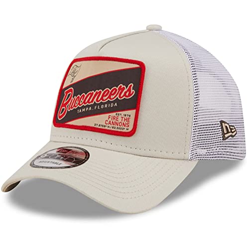 New Era A-Frame Trucker Cap - Tampa Bay Buccaneers Stone New Era A-Frame Trucker Cap - Tampa Bay Buccaneers Stone von New Era
