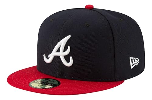 New Era Atlanta Braves MLB AC Performance Navy 59Fifty Basecap - 7 5/8-61cm (XL) von New Era