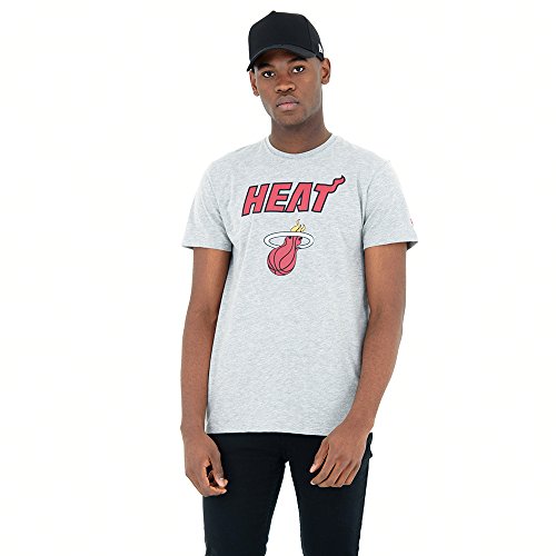 New Era Basic Shirt - NBA Miami Heat grau - S New Era Basic Shirt - NBA Miami Heat grau - S von New Era