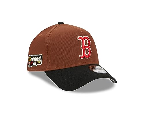 New Era Boston Red Sox MLB Harvest World Series 2007 Brown Black 9Forty A-Frame Snapback Cap - One-Size von New Era