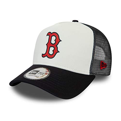 New Era Boston Red Sox Team Colour Block A-Frame Adjustable Trucker Cap - One-Size New Era Boston Red Sox Team Colour Block A-Frame Adjustable Trucker Cap - One-Size von New Era