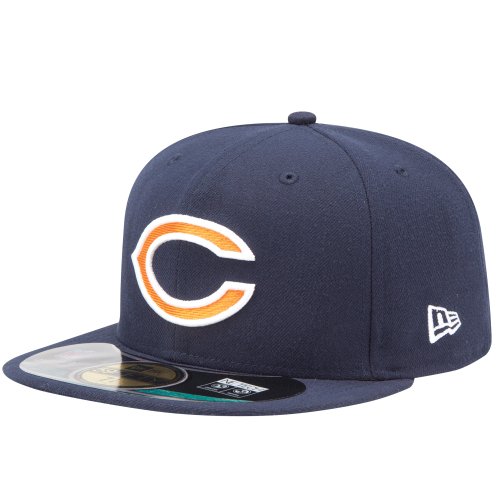 New Era Herren Cap Nfl Chicago Bears On Field Herren Kappe, Navy, 7.25 EU von New Era