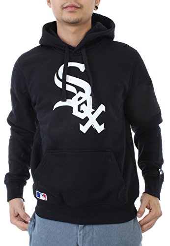 New Era Chicago White Sox Black White Team Logo Hoody - M von New Era