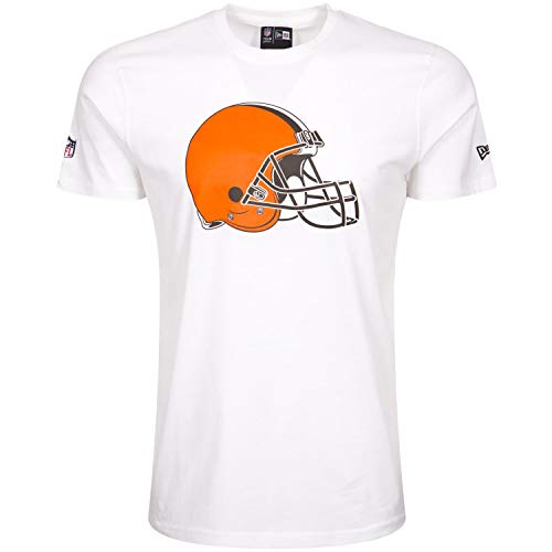 New Era - NFL Cleveland Browns Team Logo T-Shirt - white Size L von New Era