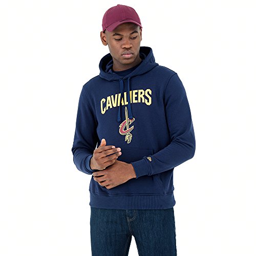 New Era - NBA Cleveland Cavaliers Team Logo Hoodie - Blau Größe M, Farbe Blau von New Era