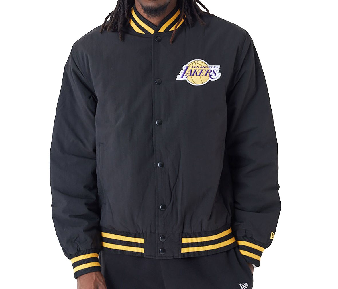 New Era Collegejacke NBA Los Angeles Lakers Script Bomber New Era Collegejacke NBA Los Angeles Lakers Script Bomber von New Era