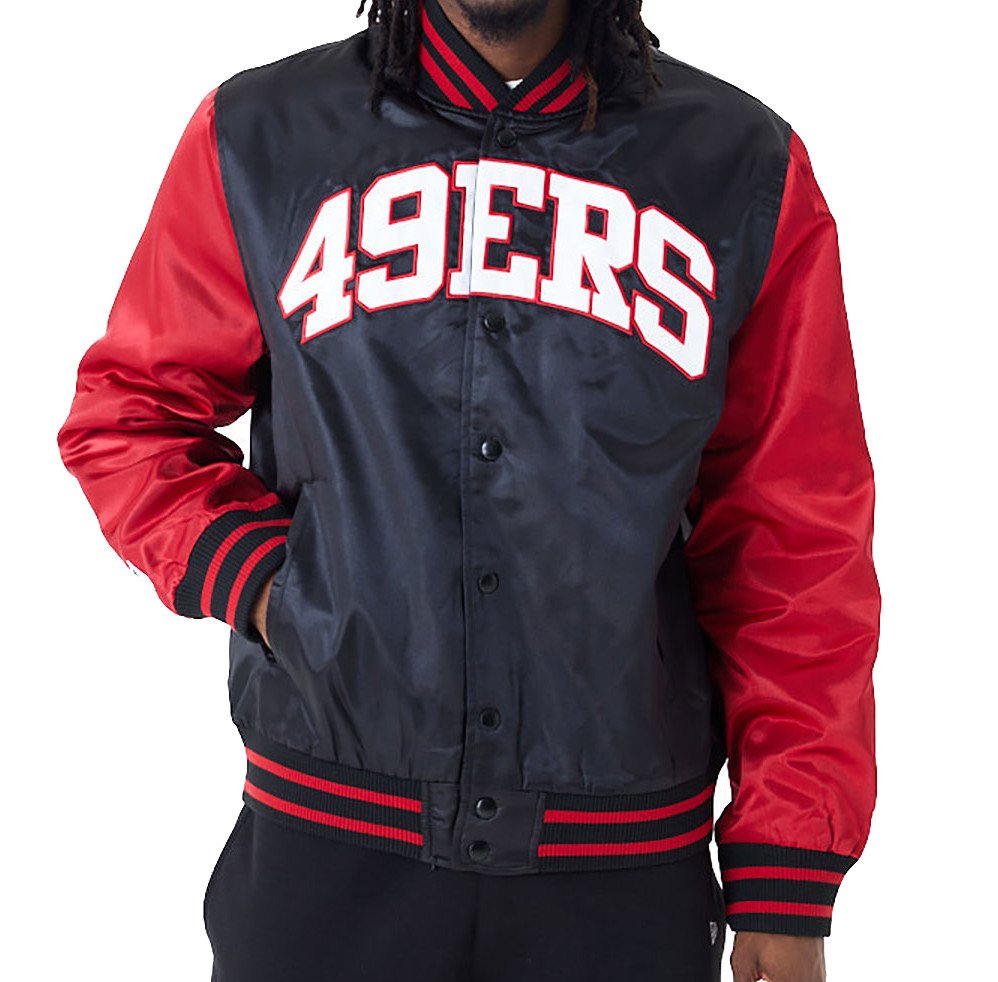 New Era Collegejacke NFL San Francisco 49ers Satin Bomber New Era Collegejacke NFL San Francisco 49ers Satin Bomber von New Era