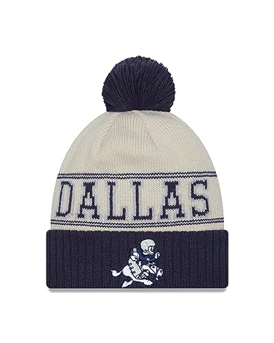 New Era Dallas Cowboys NFL 2023 Sideline Historic Knit Beanie OTC Gray Blue - One-Size von New Era