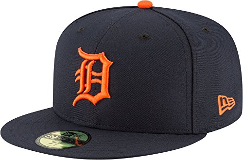 New Era Detroit Tigers Authentic On-Field 59FIFTY Fitted MLB Cap Road, 7 1/2 von New Era