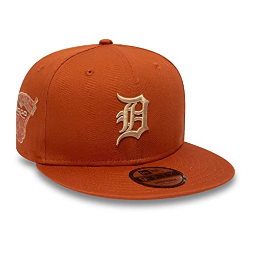 New Era Detroit Tigers MLB Side Patch Brown 9Fifty Snaback Cap - M - L von New Era