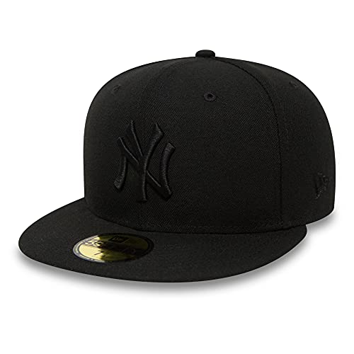 New Era Erwachsene Baseball Mütze MLB Basic NY Yankees 59 Fifty Fitted, schwarz(Schwarz), 7 1/8 Zoll - 56.8 CM New Era Erwachsene Baseball Mütze MLB Basic NY Yankees 59 Fifty Fitted, schwarz(Schwarz), 7 1/8 Zoll - 56.8 CM von New Era