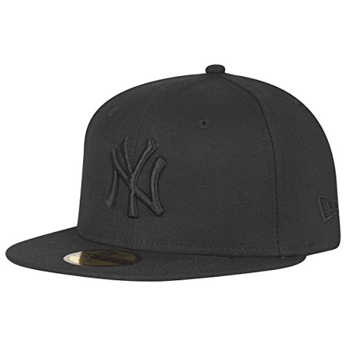 New Era Erwachsene Baseball Mütze MLB Basic NY Yankees 59 Fifty Fitted, schwarz(Schwarz), 7 3/8 (58.7 cm) New Era Erwachsene Baseball Mütze MLB Basic NY Yankees 59 Fifty Fitted, schwarz(Schwarz), 7 3/8 (58.7 cm) von New Era
