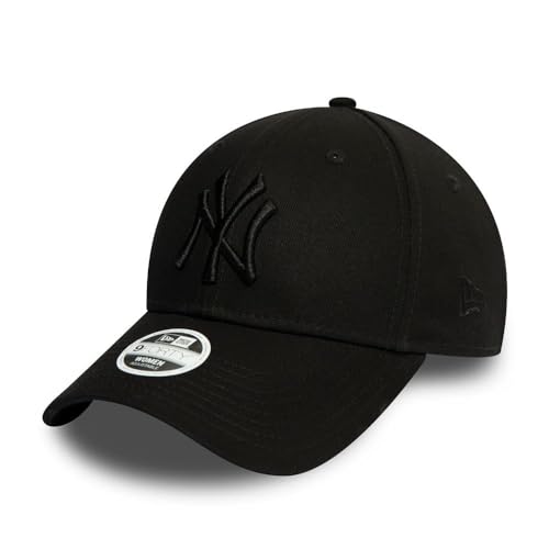 New Era New York Yankees MLB League Essential Tonal Schwarz 9Forty Verstellbare Damen Cap - One-Size New Era New York Yankees MLB League Essential Tonal Schwarz 9Forty Verstellbare Damen Cap - One-Size von New Era