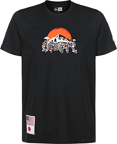 New Era Far East Graphic T-Shirt Herren schwarz, S von New Era