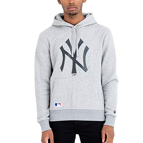 New Era Fleece Hoody - MLB New York Yankees grau - L von New Era