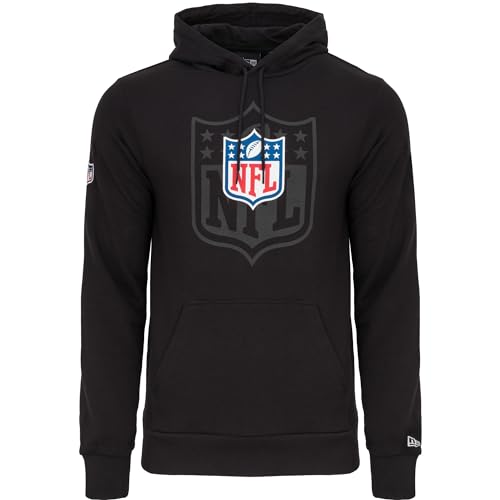 New Era Fleece Hoody - NFL Shield Logo League 2.0 schwarz XX von New Era