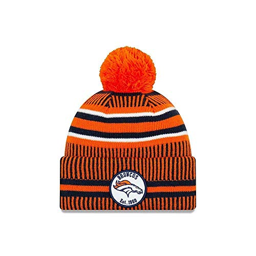 New Era Herren Denver Broncos Beanie, Orange, One Size von New Era