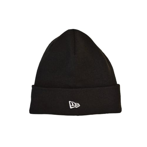 New Era Herren Essential Knit Mütze, Black, OSFM einheitsgröße von New Era