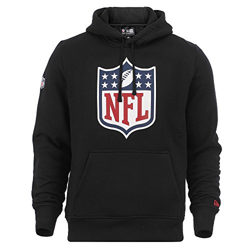 New Era - NFL Shield Logo Hoodie - Schwarz von New Era