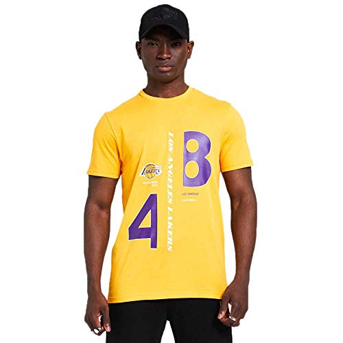 New Era Herren NBA Established Graphic Tee Loslak AGD Kurzärmeliges T-Shirt, Gold, XS-S von New Era
