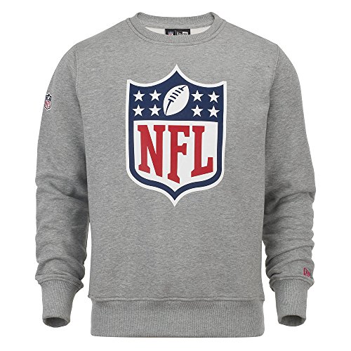 New Era Herren NFL Logo Sweatshirt, grau, Grš§e S von New Era