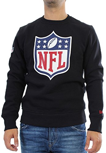 New Era - NFL Shield Logo Sweatshirt - black von New Era