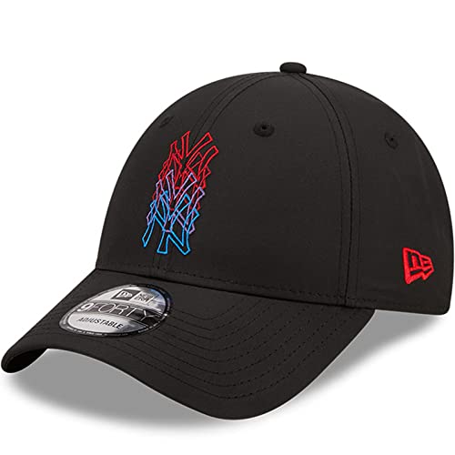 New Era MLB 9FORTY Cap New York Yankees Stacked Logo Black New Era MLB 9FORTY Cap New York Yankees Stacked Logo Black von New Era