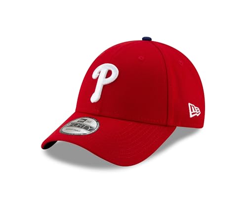 New Era Philadelphia Phillies MLB The League Rot Verstellbare 9Forty Cap - One-Size von New Era