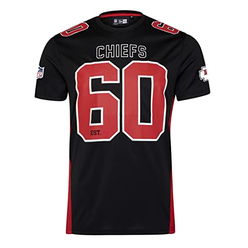 New Era Kansas City Chiefs NFL Established Number Mesh Tee Black T-Shirt - XS von New Era