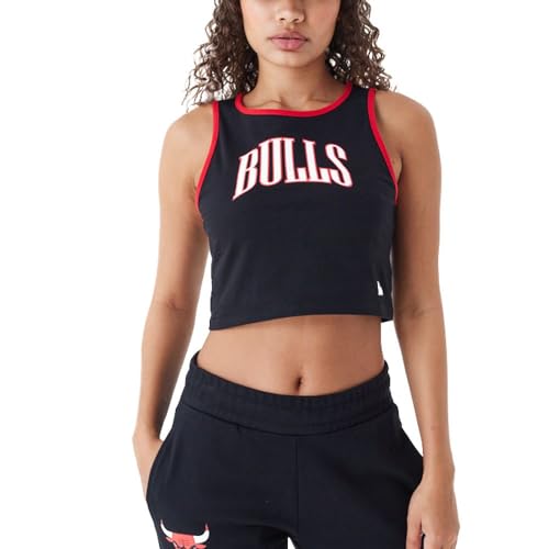 New Era Ladies Crop Tank Top Chicago Bulls schwarz - M von New Era