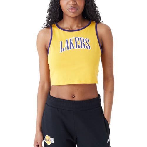 New Era Ladies Crop Tank Top Los Angeles Lakers - S von New Era