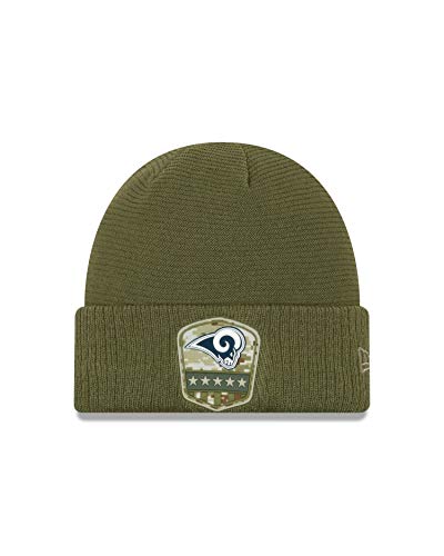 New Era Los Angeles Rams On Field 2019 Salute to Service Beanie Olive - One-Size New Era Los Angeles Rams On Field 2019 Salute to Service Beanie Olive - One-Size von New Era