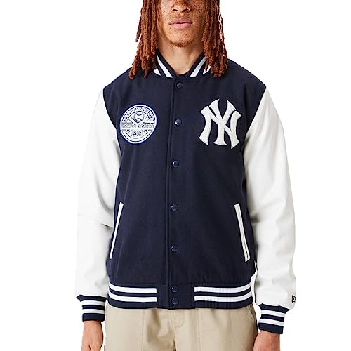New Era - MLB New York Yankees Heritage Varsity Jacke Farbe Blau, Größe XXL von New Era