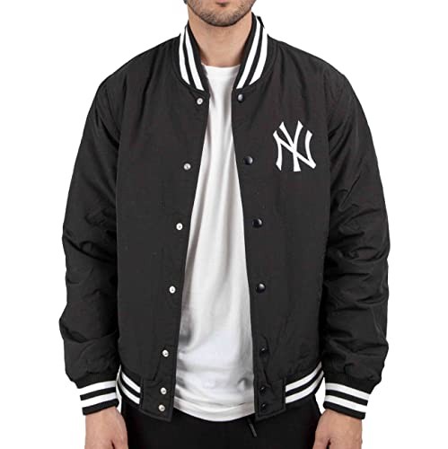 New Era - MLB New York Yankees Team Logo Bomber Jacke Farbe Schwarz, Größe XXL von New Era