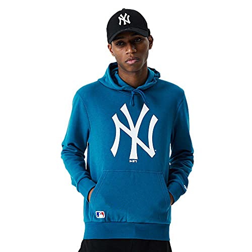 New Era MLB Seasonal Team Logo Hoody Neyyan Sweatshirt für Herren, Herren, Sweatshirt, 12485714, Türkis, S von New Era