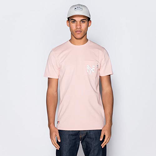 New Era Mlb Vintage Pocket Logo T-Shirt Rosa XS New Era Mlb Vintage Pocket Logo T-Shirt Rosa XS von New Era