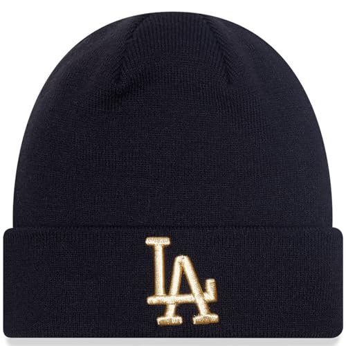 New Era Metallic Beanie Losdod Blkxgd Los Angeles Dodgers von New Era