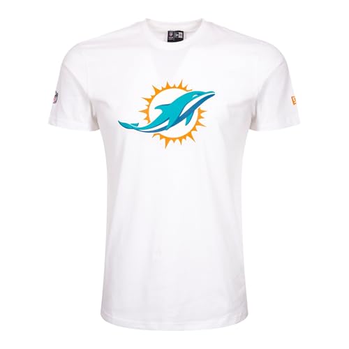 New Era Miami Dolphins NFL Team Logo Weiß T-Shirt - XL von New Era