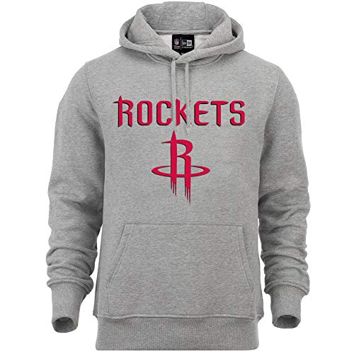 New Era - NBA Houston Rockets Team Logo Hoodie - Grau Größe 4XL von New Era