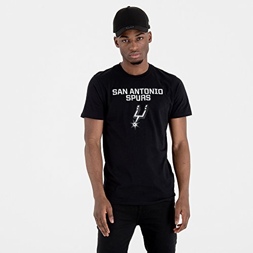 New Era - NBA San Antonio Spurs Team Logo T-Shirt - Schwarz New Era - NBA San Antonio Spurs Team Logo T-Shirt - Schwarz von New Era