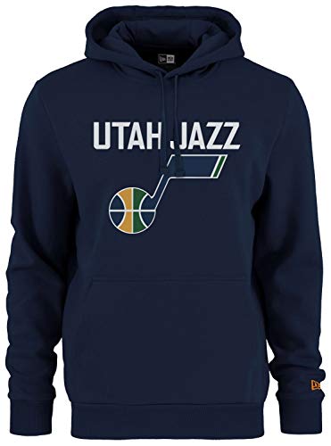 New Era - NBA Utah Jazz Team Logo Hoodie - Blau Größe L, Farbe Blau von New Era