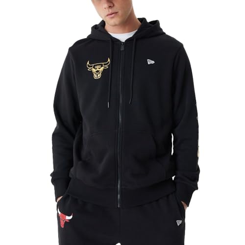 New Era NBA Zip Hoody - METALLIC Chicago Bulls - M von New Era