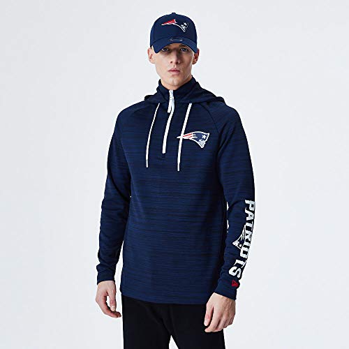 New Era NFL New England Patriots Engineered Half Zip Hoodie Pullover, Größe :L New Era NFL New England Patriots Engineered Half Zip Hoodie Pullover, Größe :L von New Era