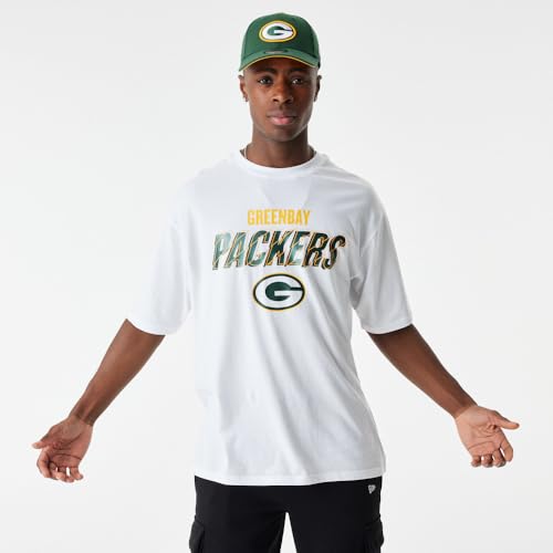 New Era NFL Script Graphic OS Tee GREPAC WHICIG Green Bay Packers, MÄNNLICH T-Shirt, von New Era