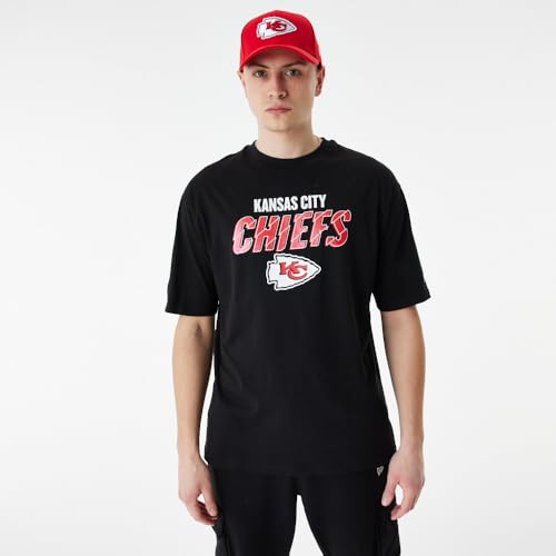 New Era NFL Script Graphic OS Tee KANCHI BLKSCA Kansas City Chiefs, MÄNNLICH T-Shirt, New Era NFL Script Graphic OS Tee KANCHI BLKSCA Kansas City Chiefs, MÄNNLICH T-Shirt, von New Era