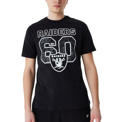 New Era NFL Shirt - Distressed Las Vegas Raiders schwarz XXL von New Era