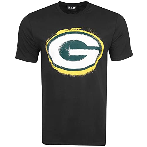 New Era NFL Shirt - Spray Green Bay Packers schwarz - L von New Era