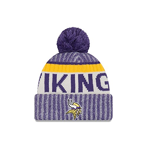 New Era NFL Sideline Bobble Winter Mütze - Minnesota Vikings New Era NFL Sideline Bobble Winter Mütze - Minnesota Vikings von New Era