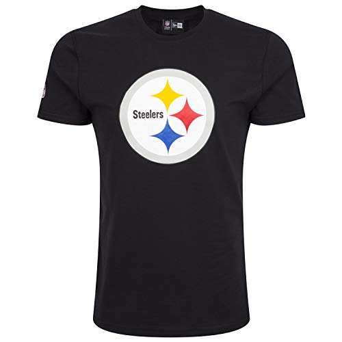 New Era - NFL Team Logo Pittsburgh Steelers T-Shirt, Schwarz, XXL von New Era